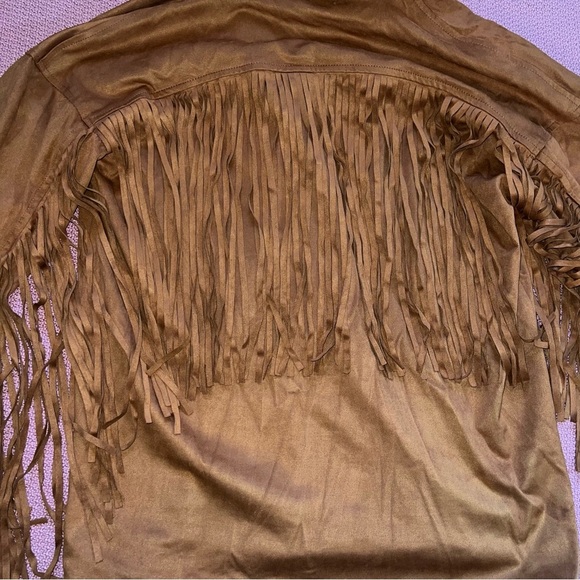 Daphnea fringe shacket women’s size Small - Picture 6 of 7